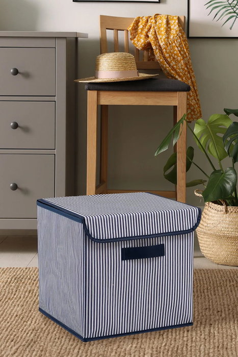Aberto Design Caja de almacenaje YLC419 Azul marino